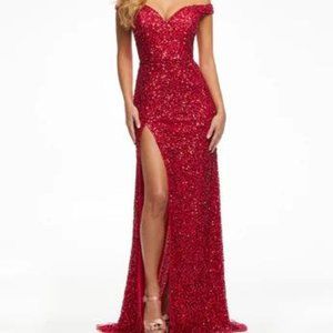 Ashley Lauren Red SZ 12